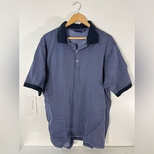 Bobby Jones Player Mens Size XL Golf Polo Short Sleeve Blue